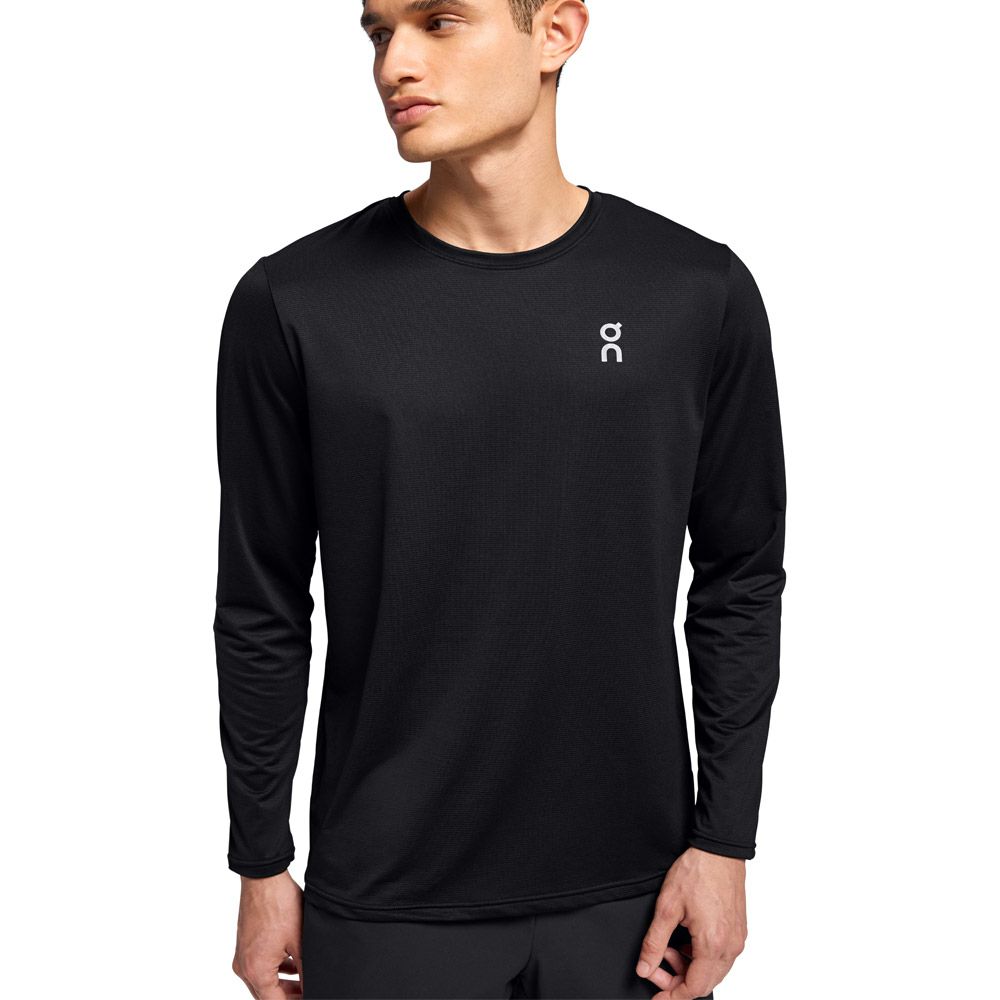 ON オン Core Long-T コア ロングT メンズ Tシャツ 長袖 軽量 全天候型 ランニング スポーツ トレーニング フィットネス ジム ウェア アパレル シンプル ロゴ 750069 White 750553 Black 750773 Twilight