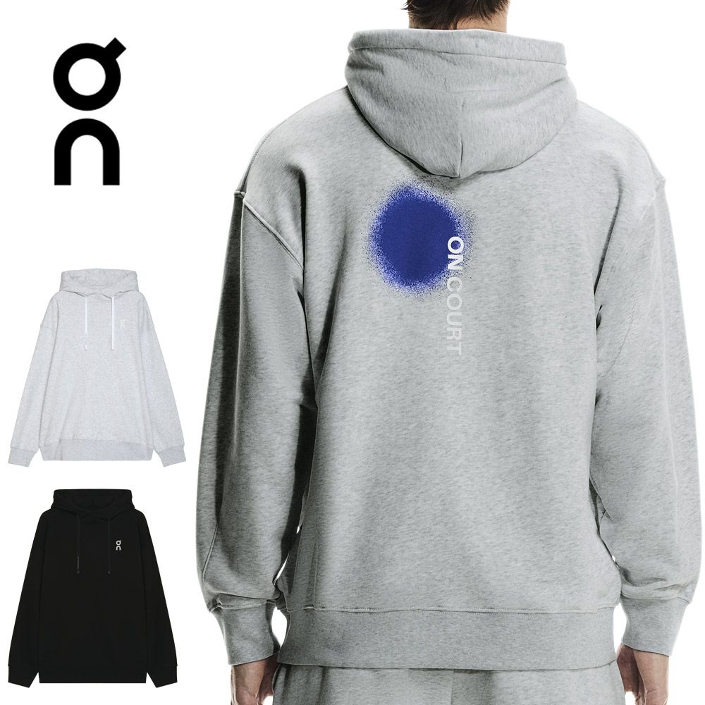 ON オン Club Hoodie Smash クラブフーディー スマッシュ メンズ カジュアル パーカー 804428 BlackOrchid 803503 GreyHeather