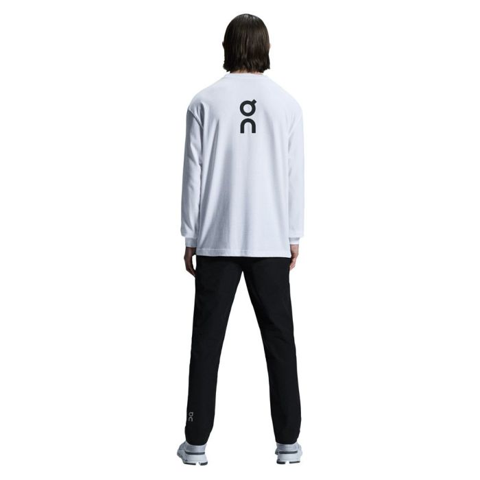ON Club Long-T クラブロングT 120069 White 120553 Black メンズ Tシャツ 長袖 ロンT カジュアル タウンユース デイリーユース ウェア アパレル トップス ロゴT