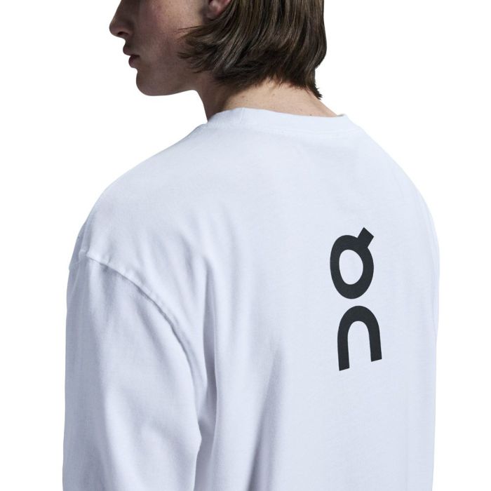 ON Club Long-T クラブロングT 120069 White 120553 Black メンズ Tシャツ 長袖 ロンT カジュアル タウンユース デイリーユース ウェア アパレル トップス ロゴT