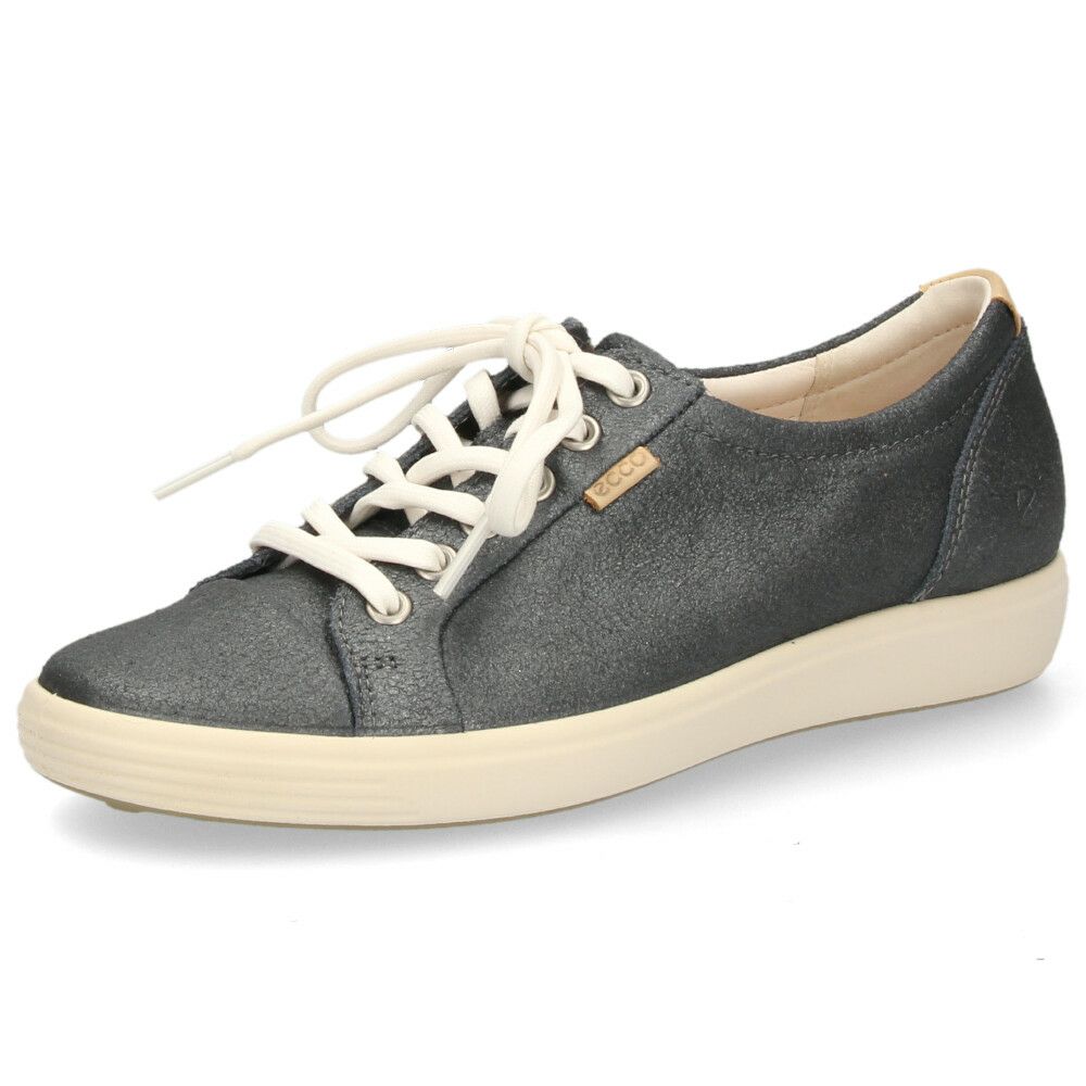 エコー ecco スニーカー レザースニーカー レディース 靴 430003 SOFT 7 W 本革 レースアップ ローカット カジュアル シンプル 快適な履き心地 コンフォートシューズ