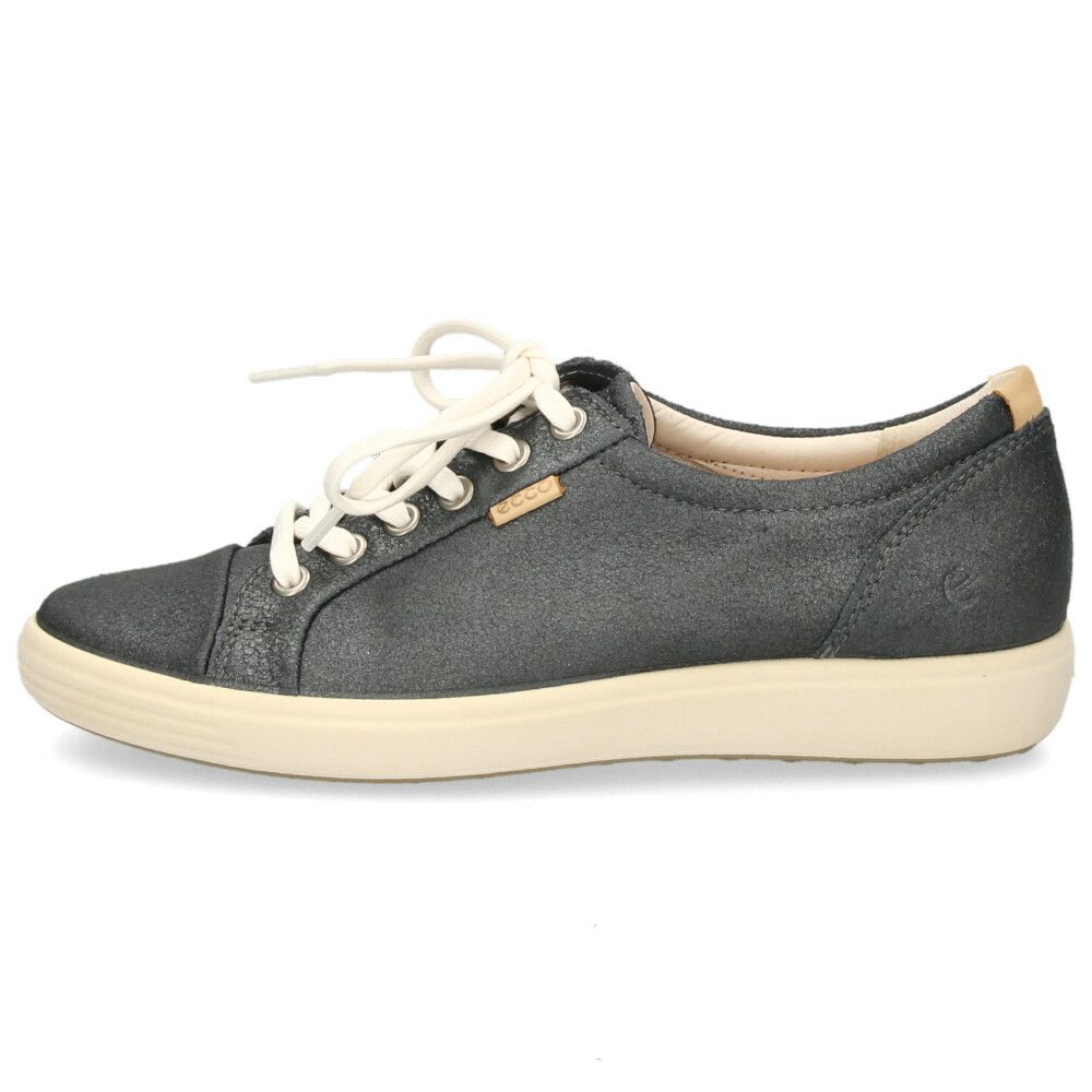 エコー ecco スニーカー レザースニーカー レディース 靴 430003 SOFT 7 W 本革 レースアップ ローカット カジュアル シンプル 快適な履き心地 コンフォートシューズ