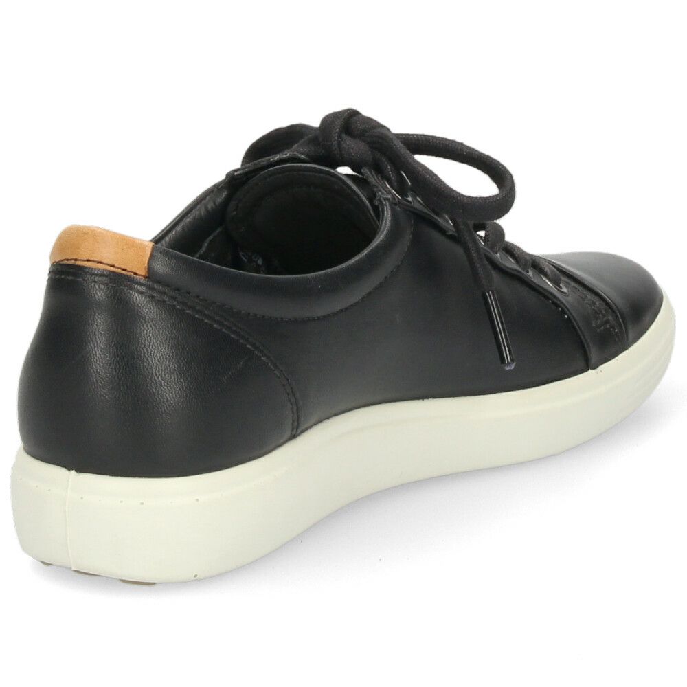 エコー ecco スニーカー レザースニーカー レディース 靴 430003 SOFT 7 W 本革 レースアップ ローカット カジュアル シンプル 快適な履き心地 コンフォートシューズ