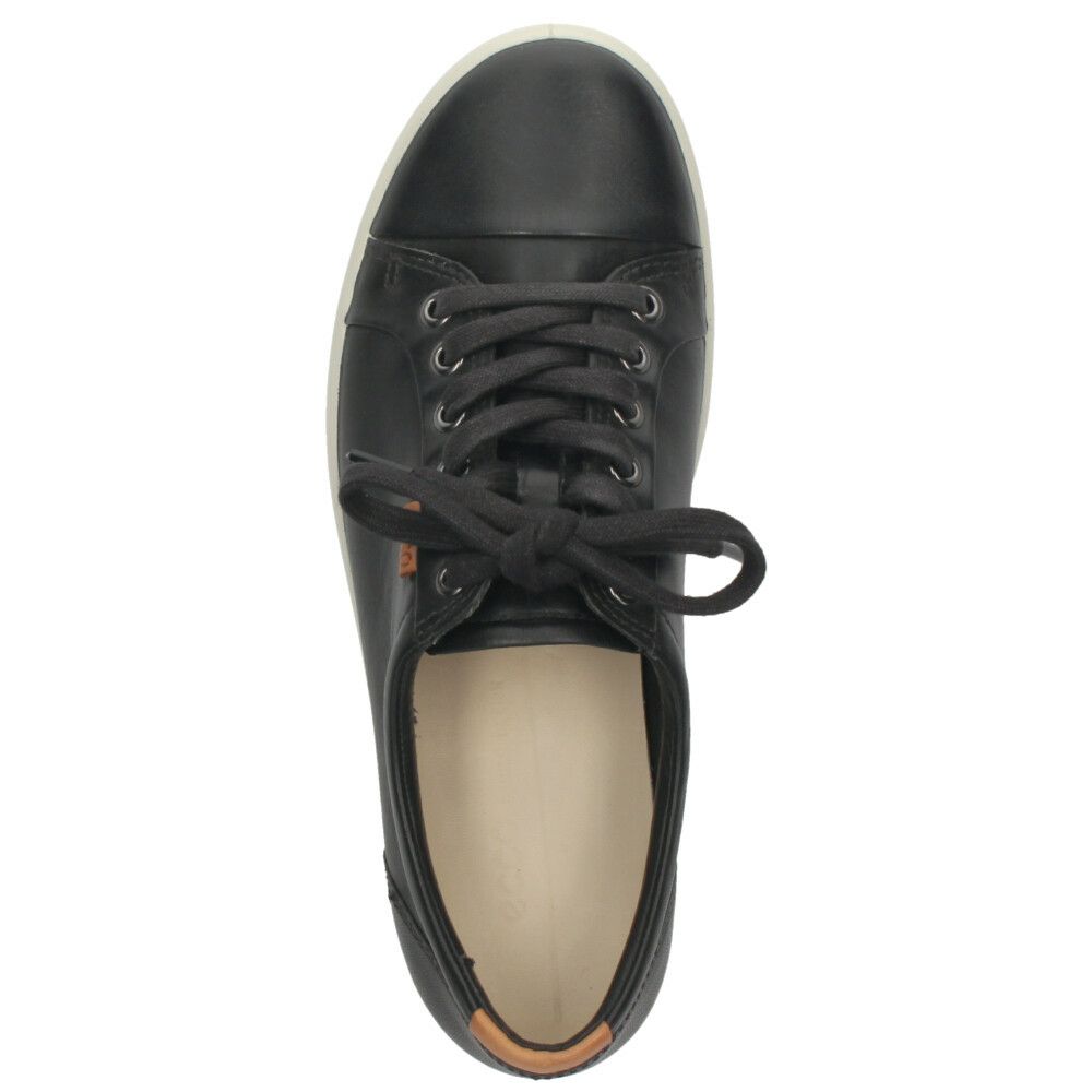 エコー ecco スニーカー レザースニーカー レディース 靴 430003 SOFT 7 W 本革 レースアップ ローカット カジュアル シンプル 快適な履き心地 コンフォートシューズ