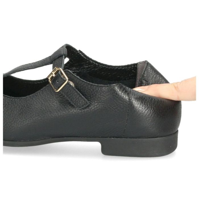 Tストラップシューズ レディース あしながおじさん 靴 2810533 牛革  疲れない 痛くない ブラック ブラウン アイボリー パンプス ローヒール