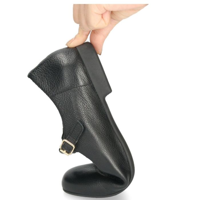 Tストラップシューズ レディース あしながおじさん 靴 2810533 牛革  疲れない 痛くない ブラック ブラウン アイボリー パンプス ローヒール