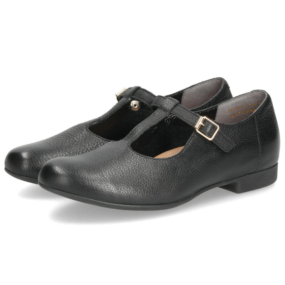 Tストラップシューズ レディース あしながおじさん 靴 2810533 牛革  疲れない 痛くない ブラック ブラウン アイボリー パンプス ローヒール