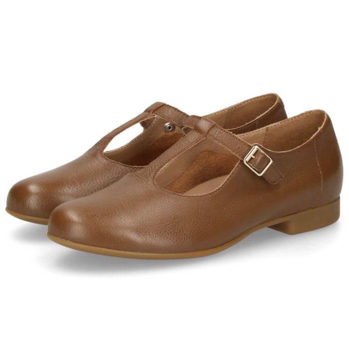 Tストラップシューズ レディース あしながおじさん 靴 2810533 牛革  疲れない 痛くない ブラック ブラウン アイボリー パンプス ローヒール