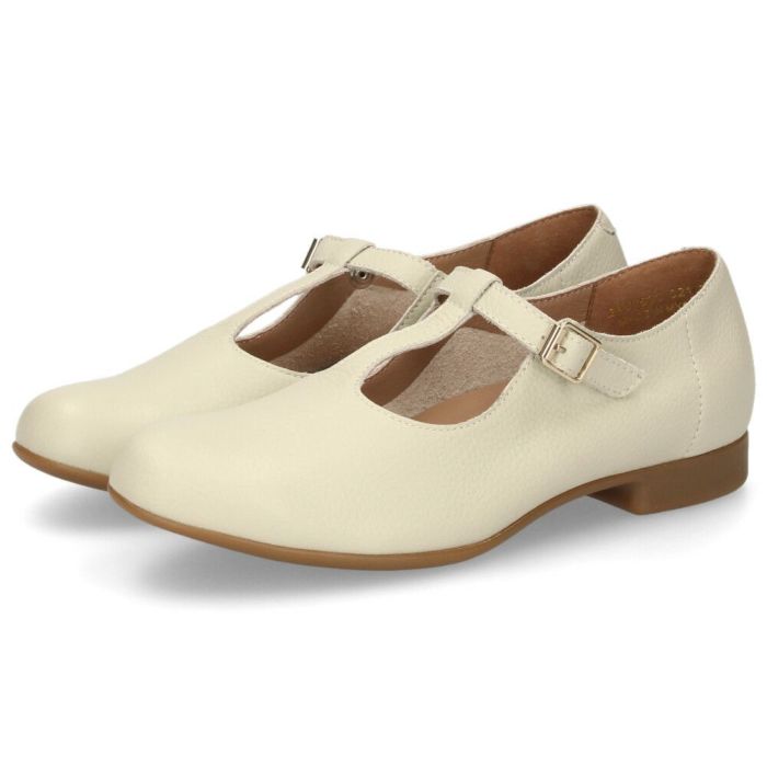 Tストラップシューズ レディース あしながおじさん 靴 2810533 牛革  疲れない 痛くない ブラック ブラウン アイボリー パンプス ローヒール