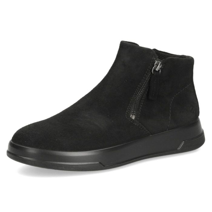 エコー ecco ブーツ スエード レディース 靴 223823 MOVE W ZIP BOOTIE 本革 サイドジップ アンクルブーツ ブーティ コンフォートシューズ 快適な履き心地