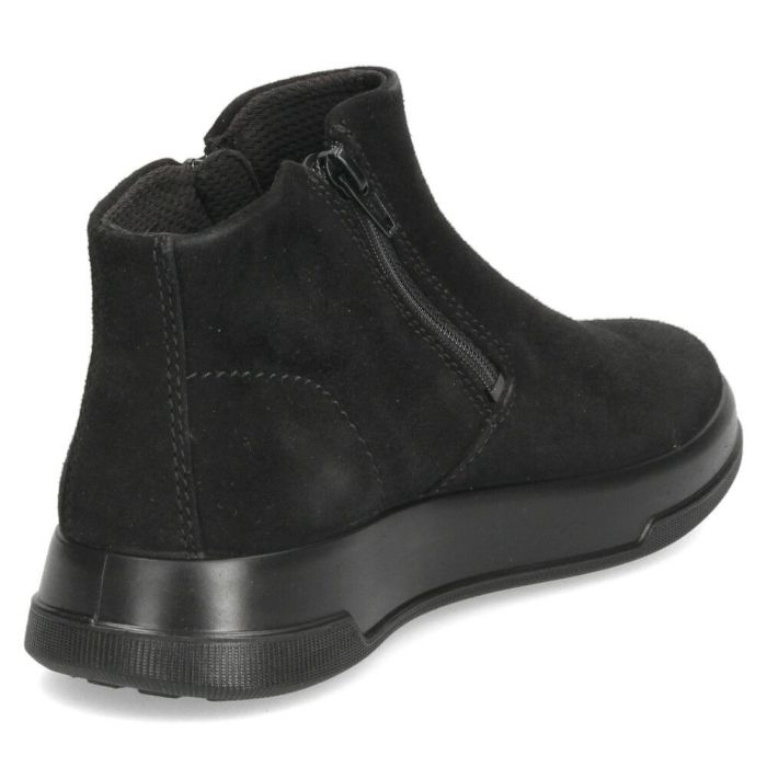 エコー ecco ブーツ スエード レディース 靴 223823 MOVE W ZIP BOOTIE 本革 サイドジップ アンクルブーツ ブーティ コンフォートシューズ 快適な履き心地