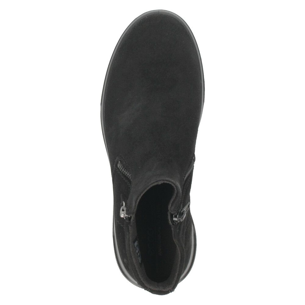 エコー ecco ブーツ スエード レディース 靴 223823 MOVE W ZIP BOOTIE 本革 サイドジップ アンクルブーツ ブーティ コンフォートシューズ 快適な履き心地