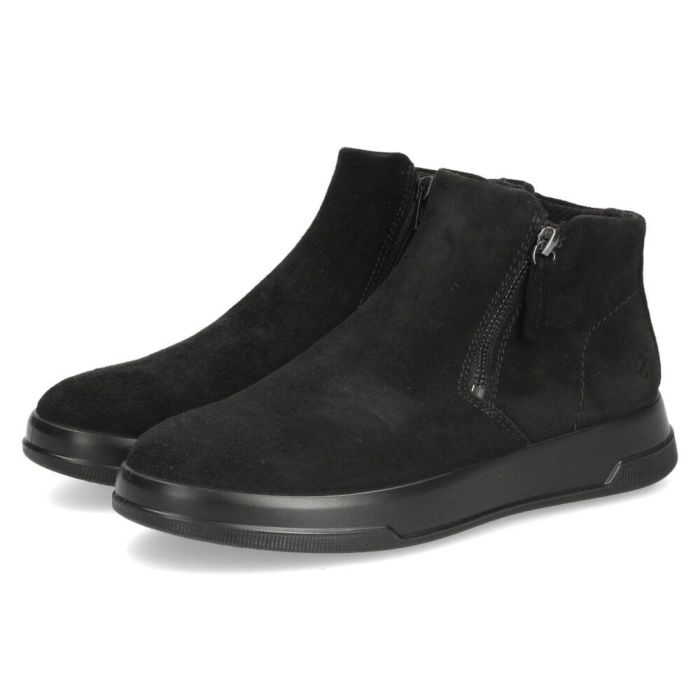 エコー ecco ブーツ スエード レディース 靴 223823 MOVE W ZIP BOOTIE 本革 サイドジップ アンクルブーツ ブーティ コンフォートシューズ 快適な履き心地