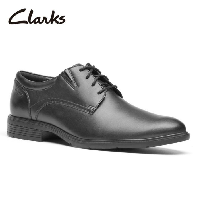 クラークス ビジネスシューズ メンズ 本革 レザー STEADWELL LACE ステッドウェル レース 靴  紳士靴 レースアップ Clarks 26184679 黒 ブラック