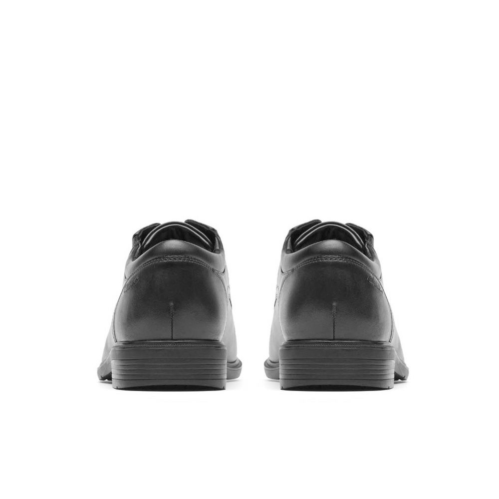 クラークス ビジネスシューズ メンズ 本革 レザー STEADWELL LACE ステッドウェル レース 靴  紳士靴 レースアップ Clarks 26184679 黒 ブラック