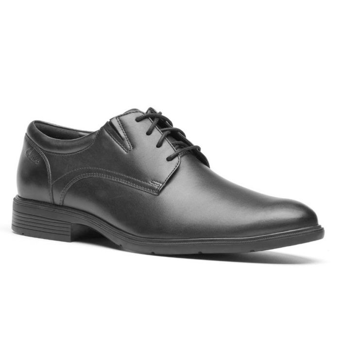 クラークス ビジネスシューズ メンズ 本革 レザー STEADWELL LACE ステッドウェル レース 靴  紳士靴 レースアップ Clarks 26184679 黒 ブラック