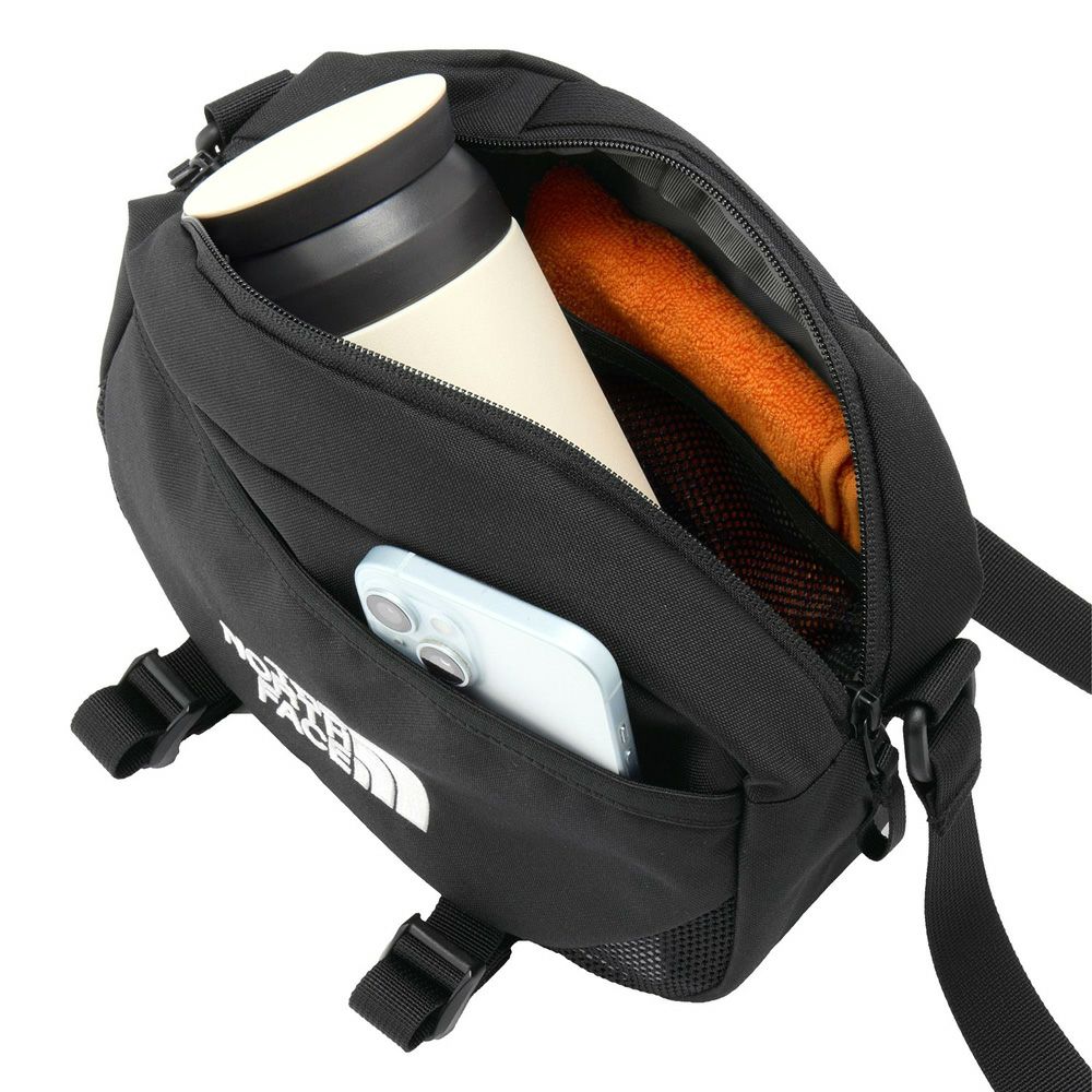 ノースフェイス ショルダーバック リープミニショルダー THE NORTH FACE NM72602 LEAP MINI SHOULDER 4L 貴重品 スマホ ミニポーチ ブラック 黒 ホワイト レッド