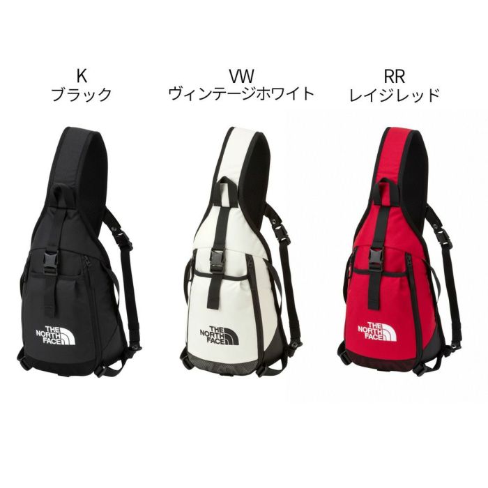 ノースフェイス ショルダーバッグ リープスリング THE NORTH FACE NM72600 LEAP SLING 7L スリングバッグ ボディバッグ ワンショルダー ブラック 黒 ホワイト レッド