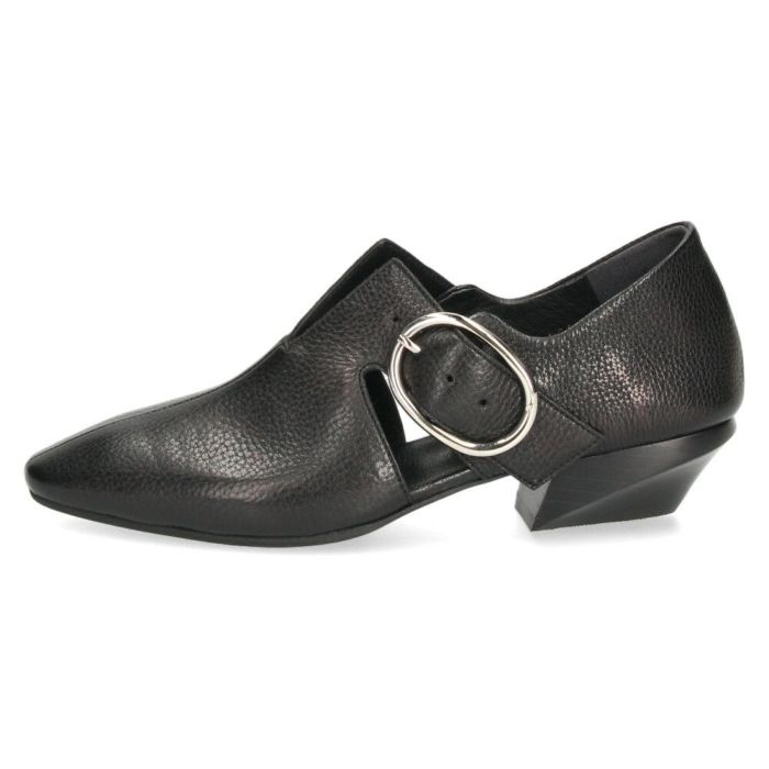 ラボキゴシ ワークス レディース パンプス 本革 ブラック 黒 ローヒール スクエアトゥ 2WEY 柔らかい 靴 RABOKIGOSHI works 12854 日本製