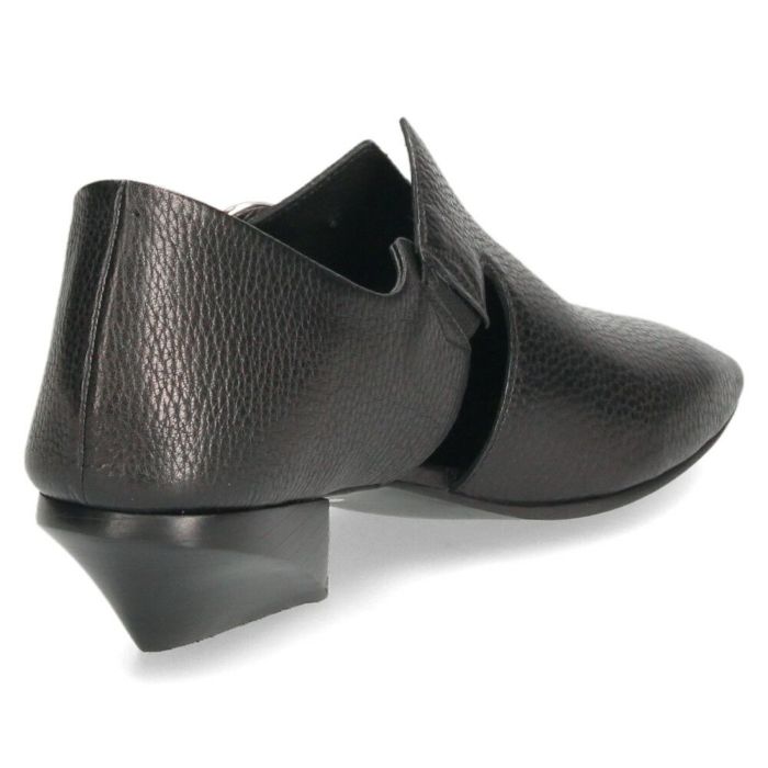 ラボキゴシ ワークス レディース パンプス 本革 ブラック 黒 ローヒール スクエアトゥ 2WEY 柔らかい 靴 RABOKIGOSHI works 12854 日本製