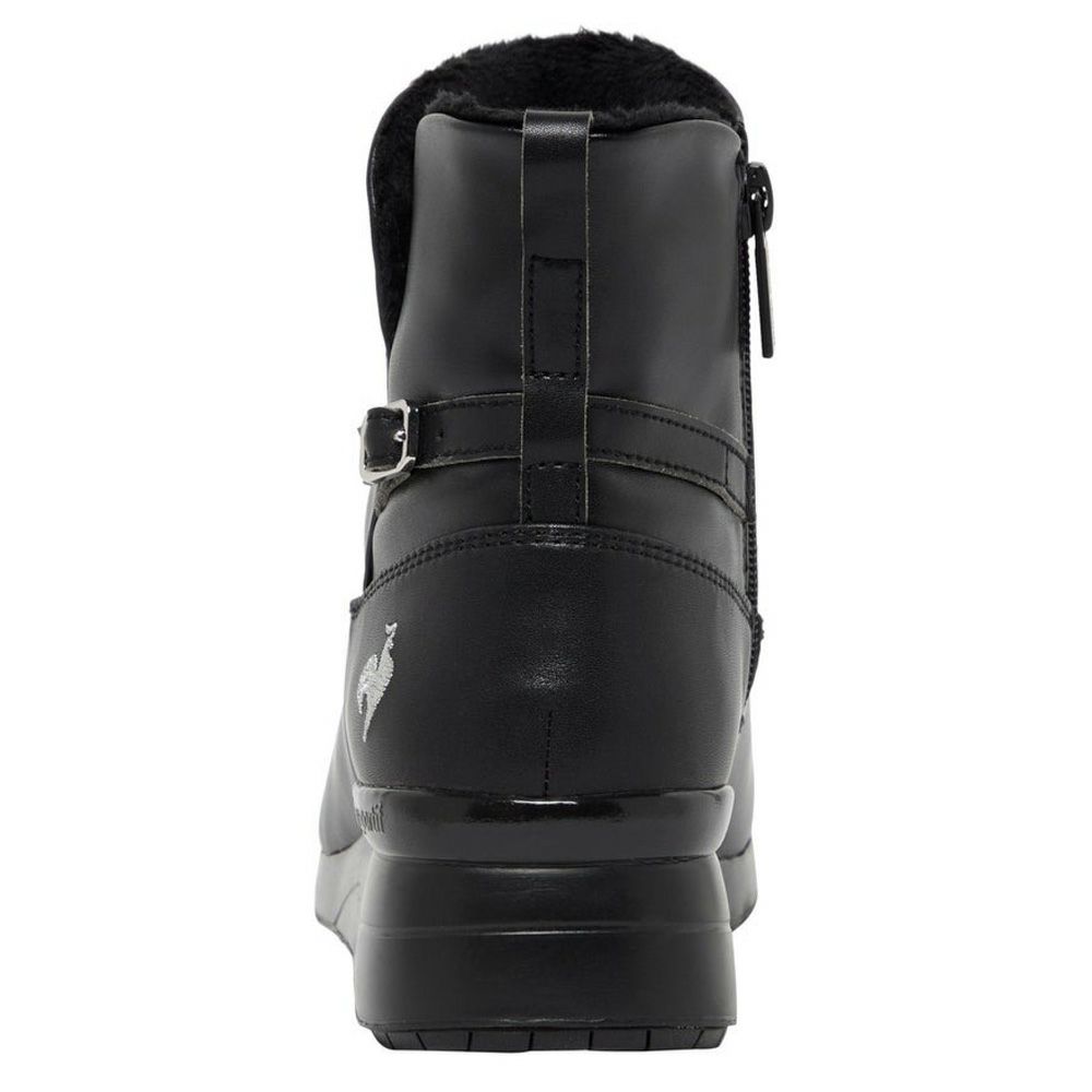 ルコックスポルティフ ショートブーツ レディース 防水 防滑 軽量 あったか 消臭 黒 ブラック le coq sportif LU5FBT87LZ LCS デュアン IV