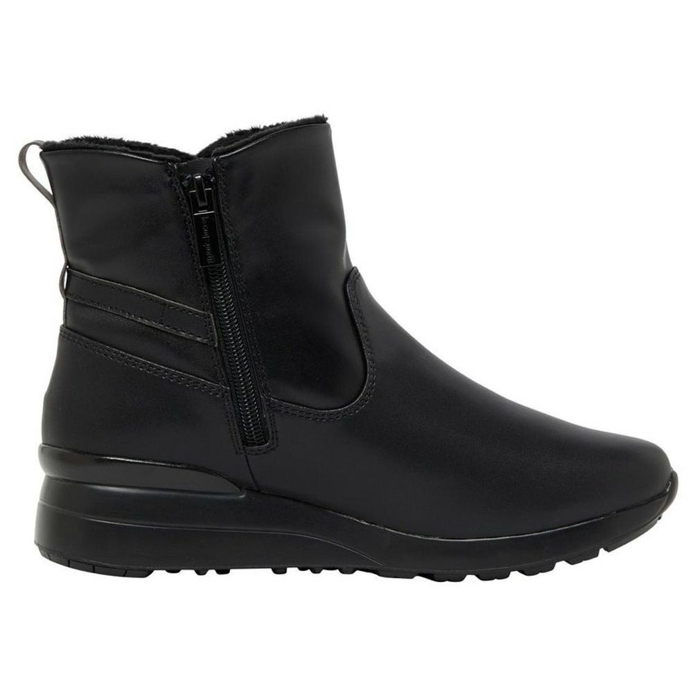 ルコックスポルティフ ショートブーツ レディース 防水 防滑 軽量 あったか 消臭 黒 ブラック le coq sportif LU5FBT87LZ LCS デュアン IV