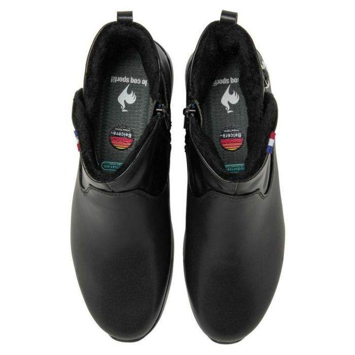 ルコックスポルティフ ショートブーツ レディース 防水 防滑 軽量 あったか 消臭 黒 ブラック le coq sportif LU5FBT87LZ LCS デュアン IV