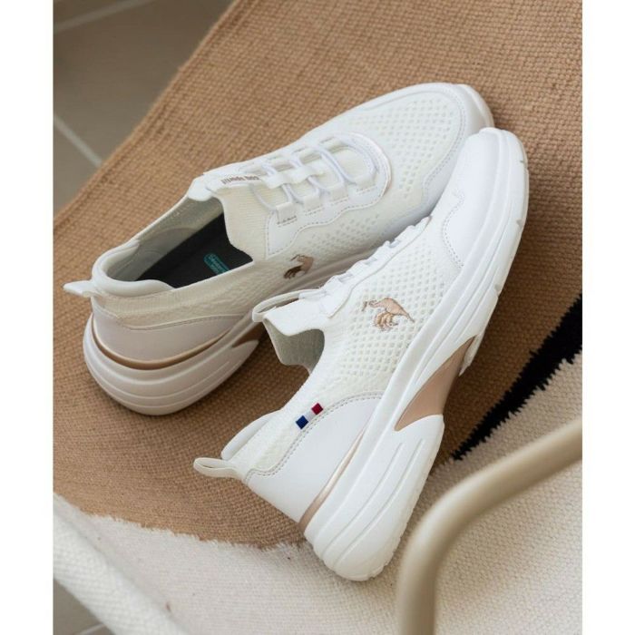 ルコック スポルティフ レディース スニーカー 3E ワイド 軽量 消臭機能 撥水 幅広 LCS ロレーヌ 12 靴 le coq sportif LCS LORRAINE 12 ブラック ホワイト きれいめ