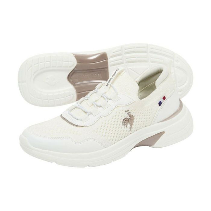 ルコック スポルティフ レディース スニーカー 3E ワイド 軽量 消臭機能 撥水 幅広 LCS ロレーヌ 12 靴 le coq sportif LCS LORRAINE 12 ブラック ホワイト きれいめ