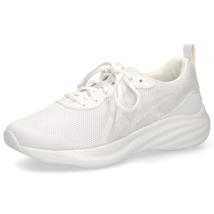 アシックス レーザービーム MQ ジュニア レディース スニーカー 運動靴 通学 通勤 黒 白 靴 紐 軽量 通気性 クッション 1154A226 ASICS LAZERBEAM MQ