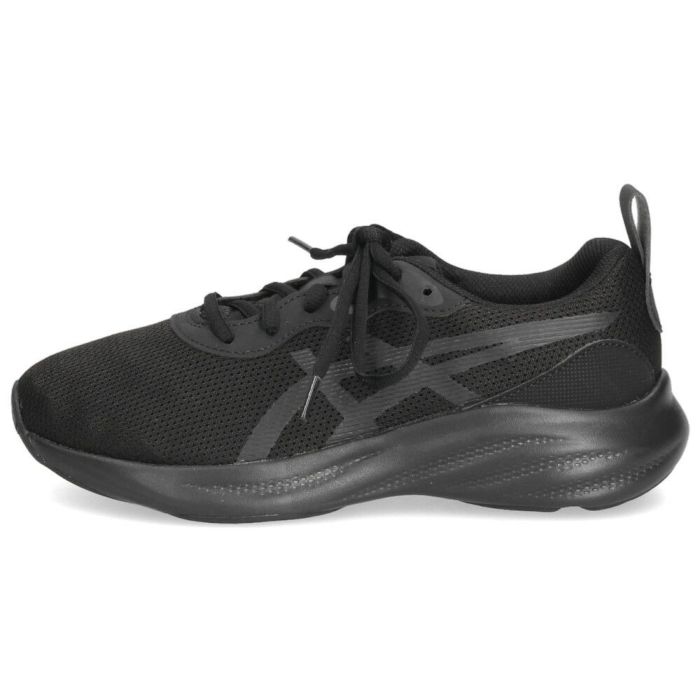 アシックス レーザービーム MQ ジュニア レディース スニーカー 運動靴 通学 通勤 黒 白 靴 紐 軽量 通気性 クッション 1154A226 ASICS LAZERBEAM MQ