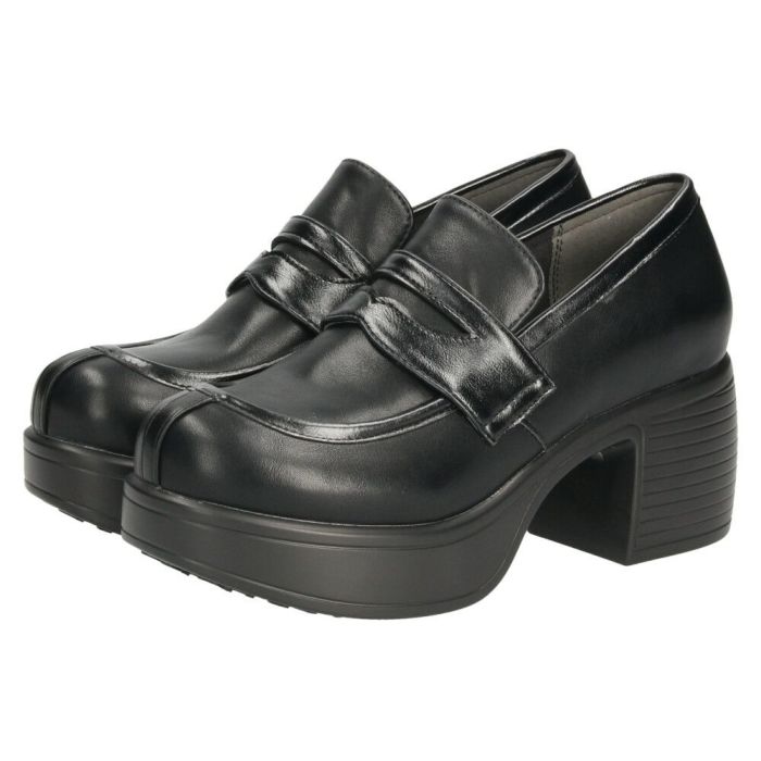 byあしながおじさん 厚底コインローファーパンプス レディース 7cm ヒール 厚底 靴 痛くない 歩きやすい 8490119 黒 ブラック ベージュ 限定カラー