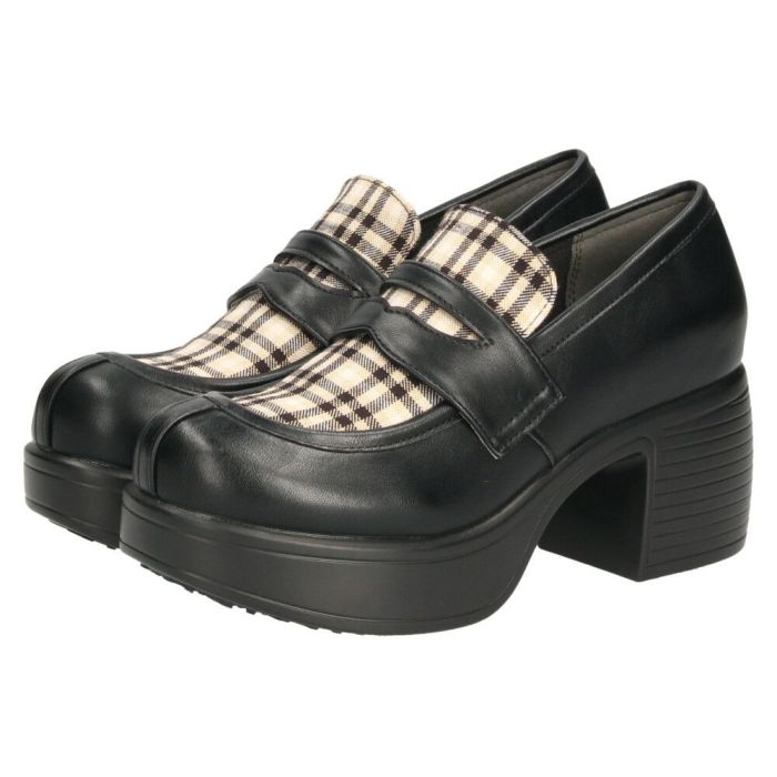 byあしながおじさん 厚底コインローファーパンプス レディース 7cm ヒール 厚底 靴 痛くない 歩きやすい 8490119 黒 ブラック ベージュ 限定カラー