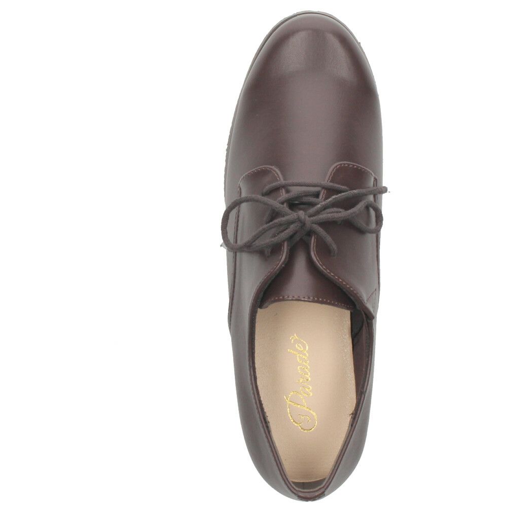 レースアップシューズ レディース レインシューズ 紐靴 晴雨兼用 防水 オックスフォード 黒 柔らかい Parade ZNP8800 ブラック ブラウン