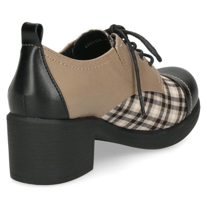 レースアップシューズ レディース ｂｙあしながおじさん 幅広 マニッシュ 980436  靴 ローカット シューズ 厚底 ゆったり