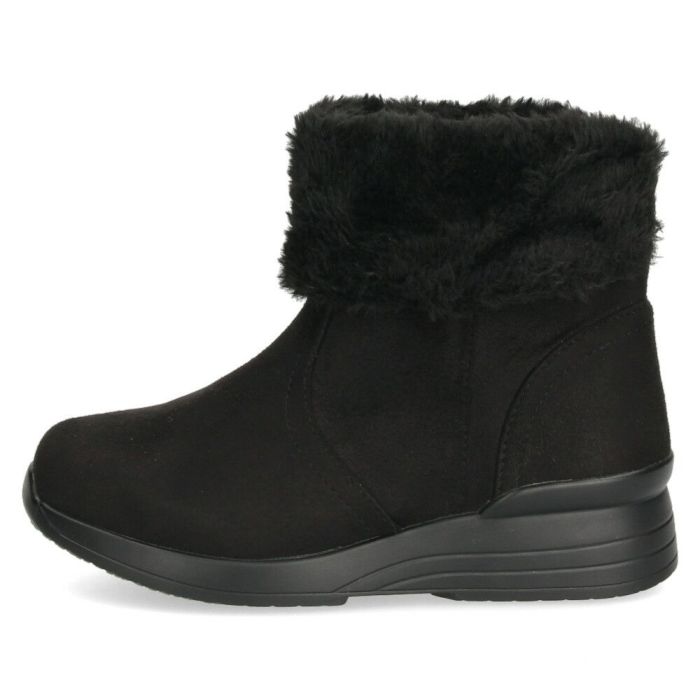 ブーツ レディース 歩きやすい 防水 防寒 防滑 冬 軽量 ミドル丈 ブーツ ボア 黒 スエード 幅広 4E ゆったり 靴 ALUFORT アルフォート 93951