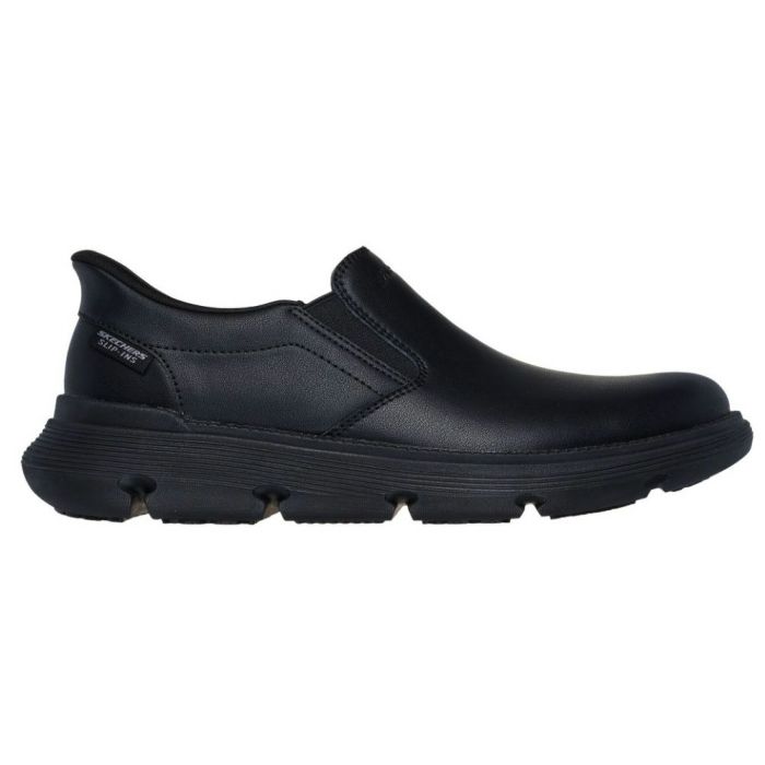 スケッチャーズ スリップインズ メンズ スニーカー ビジネスシューズ スリッポン ガルザSR 靴 ノーマル幅 SKECHERS Slip-ins GARZA SR 200315 ブラック 黒 Parade限定商品