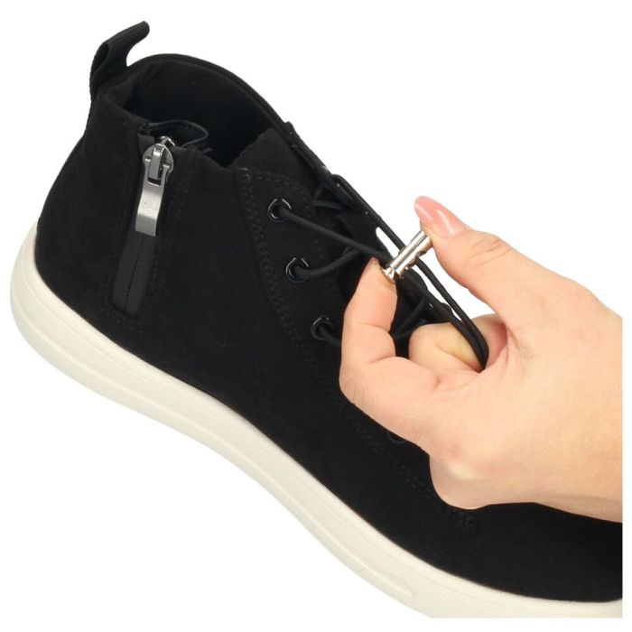 防水スニーカー レディース ミッドカット 防滑 軽量 晴雨兼用 ゴム紐 サイドジップ レインシューズ レインスニーカー Parade 51712