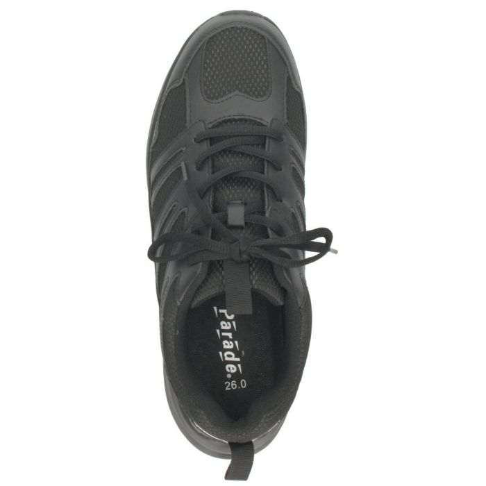 スニーカー メンズ 紐 靴 撥水加工 4E 幅広 ローカット 軽量 通勤 通学 ウォーキング ブラック ホワイト Parade パレード 58303