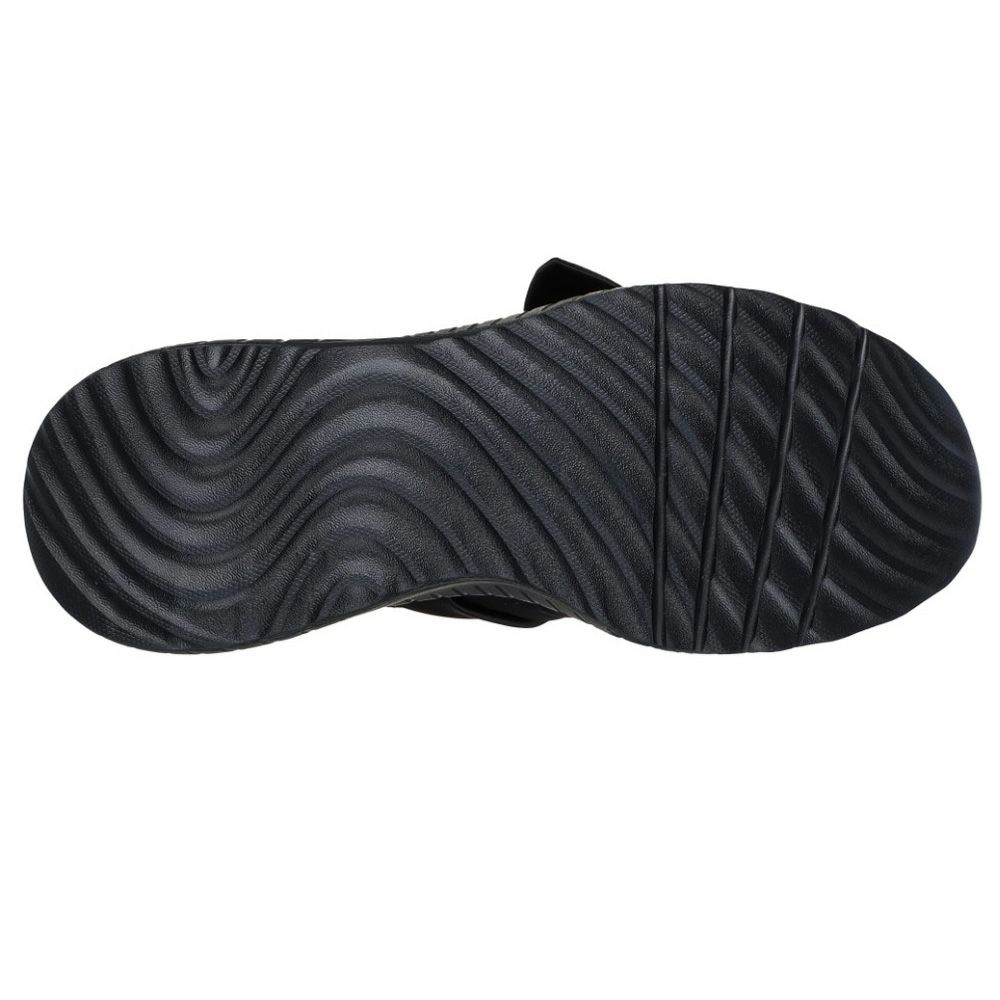 スケッチャーズ スリップインズ レディース スリッポン スニーカー ブラック 黒 オフホワイト ボブス スポート スクワッド カオス インスパイア アウェイ ノーマル幅 リボン SKECHERS 117630 Parade限定商品