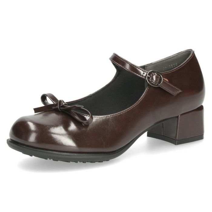 byあしながおじさん おでこ バレエパンプス レディース パンプス メリージェーン 4cm ヒール ストラップ かわいい 歩きやすい 痛くない 8710625