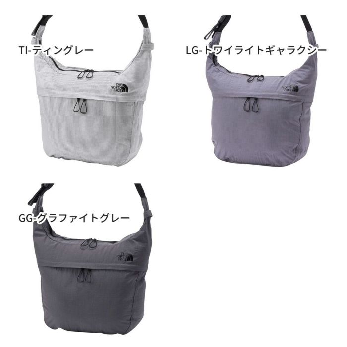 ノースフェイス ショルダーバッグ NM72623 メノウウィーケンダー 20L THE NORTH FACE Menow Weekender グレー