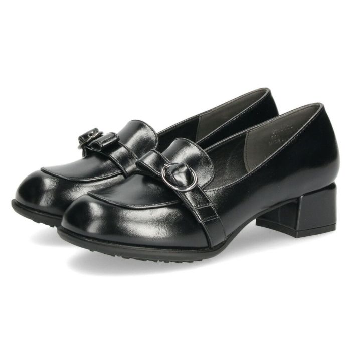 ｂｙ あしながおじさん おでこモカパンプス レディース ローファー パンプス 710623 靴 ローカット モカシューズ 太ヒール クッション 歩きやすい