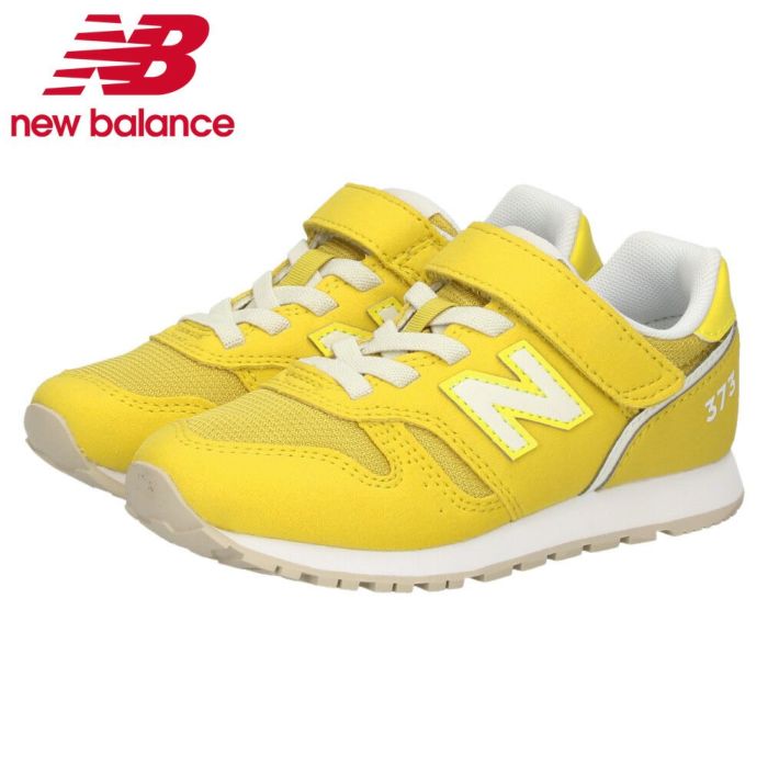 ＼選べる 3カラー／ ニューバランス キッズ ジュニア スニーカー Y373 new balance 373 Bungee with Top Strap 子供 靴 ベルクロ ゴム紐 通学 足幅 M 軽量