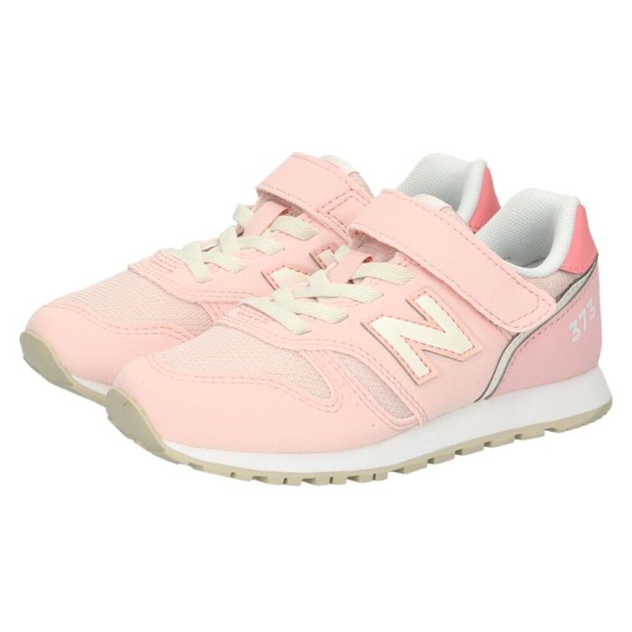 ＼選べる 3カラー／ ニューバランス キッズ ジュニア スニーカー Y373 new balance 373 Bungee with Top Strap 子供 靴 ベルクロ ゴム紐 通学 足幅 M 軽量